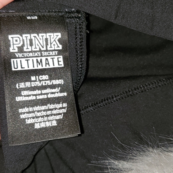 VS PINK Ultimate Strappy Sports Bra - Picture 3 of 3